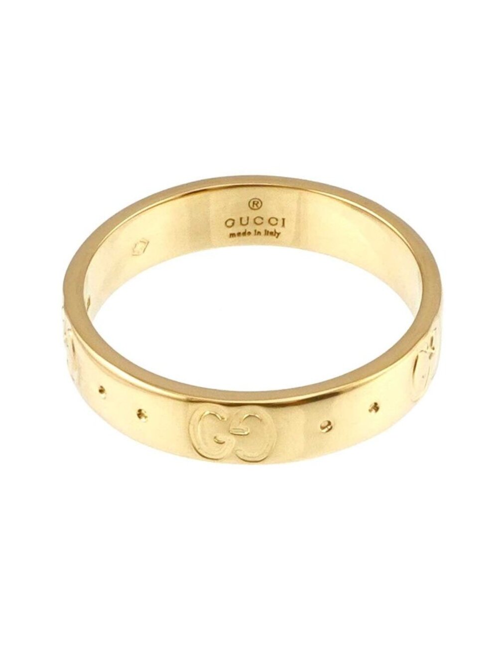 Gucci Icon Ring 18k YG Yellow Gold 750 - Picture 4 of 9